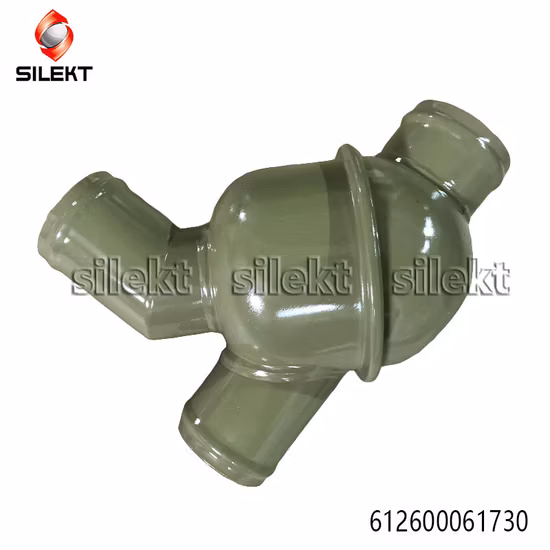 Para repuestos de motor termostato 612600061730 uso para camión Shacman